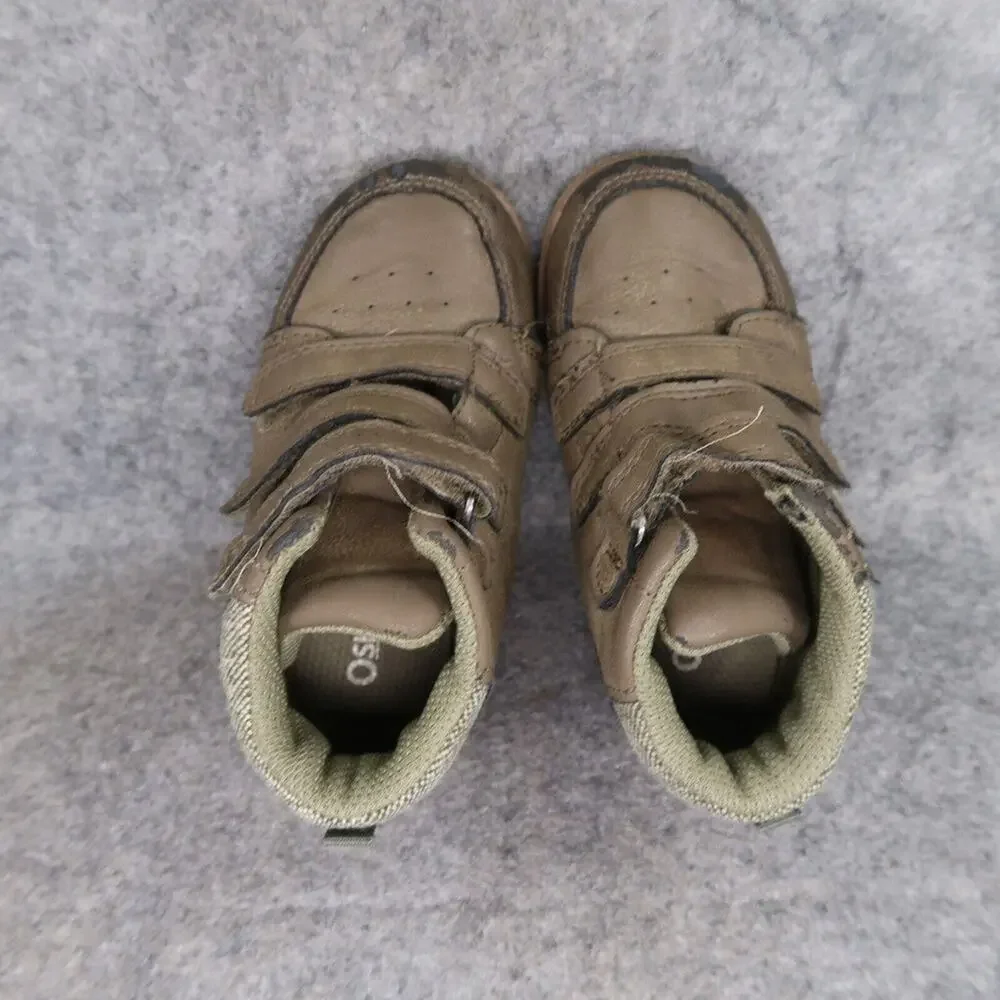 Oshkosh B'gosh Shoes Toddler 8 Sneaker Boots Casual Triple Strap Comfort Kids